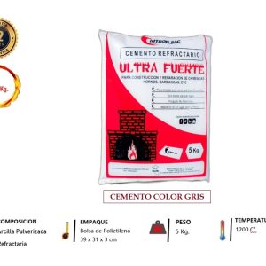 Cemento Refractario x 5 KG