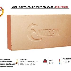 Ladrillos Rectos Estandar 2 1/2"